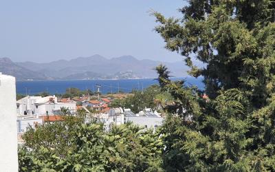Twin house close to the sea with huge roof terrace