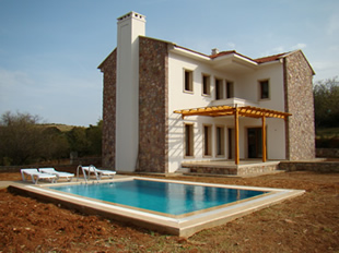 Stone Villa Construction With Pool in Eski Datca